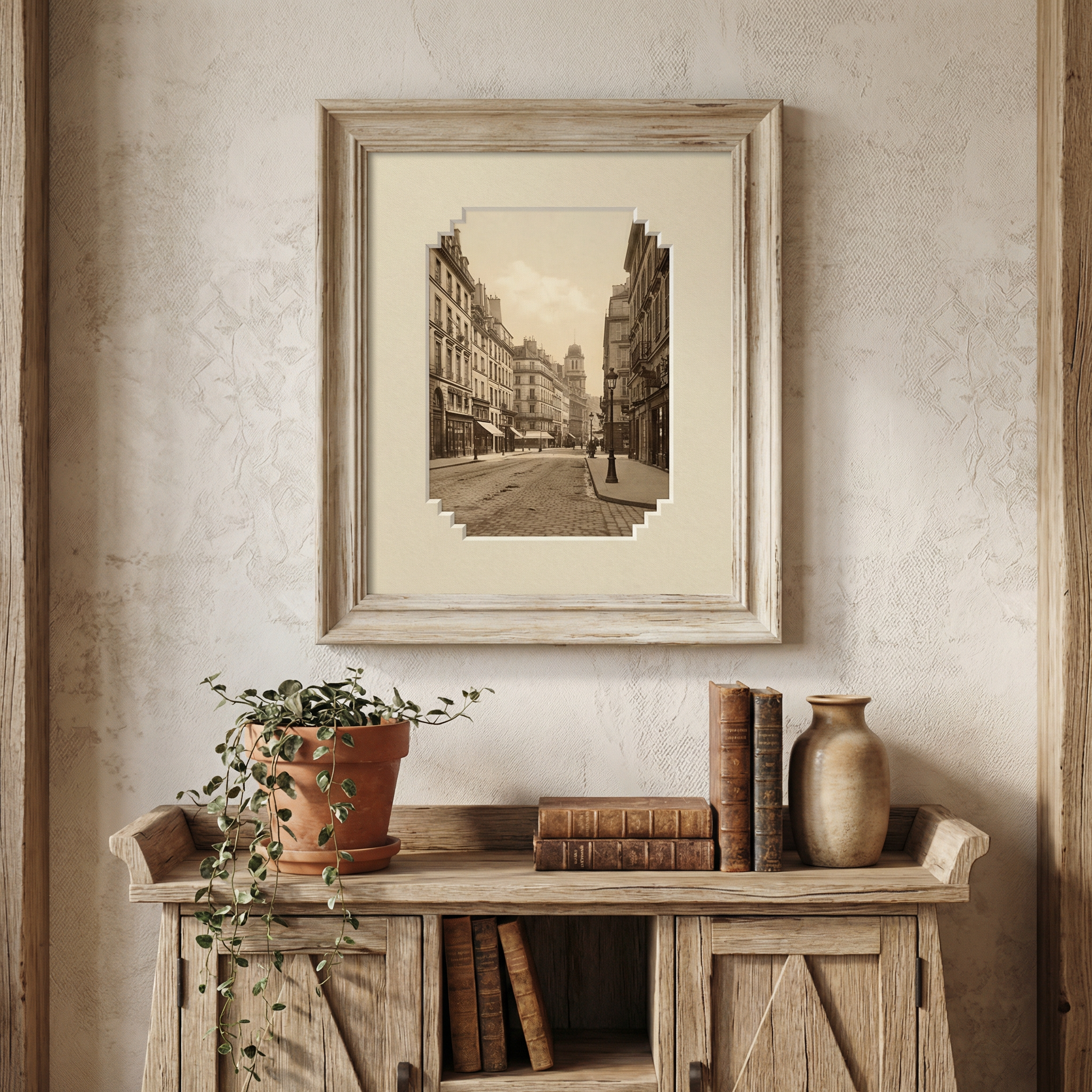 Passe-partout Edinburgh ze dekoracyjnymii narożnikami. Edin