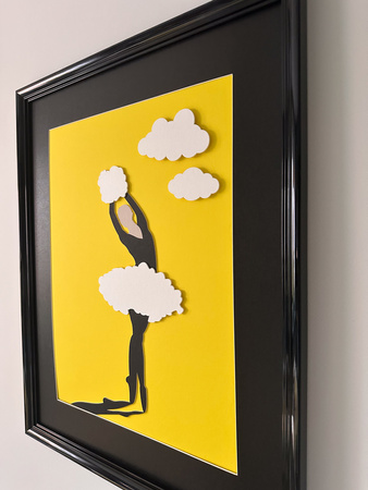 Obraz warstwowy "Baletnica"