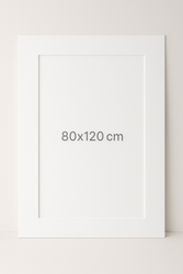 Passe partout 80x120cm Elegancka oprawa do obrazów i zdjęć