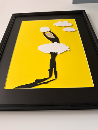 Obraz warstwowy "Baletnica"