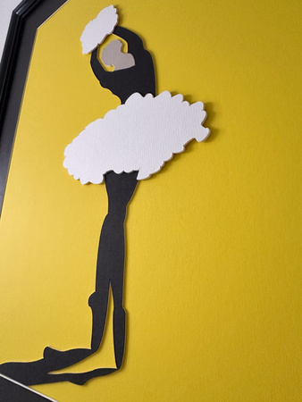 Obraz warstwowy "Baletnica"