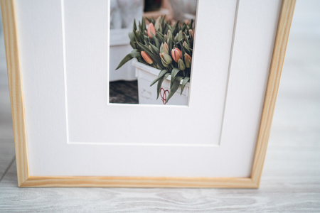 Rama premium podwójna, biała