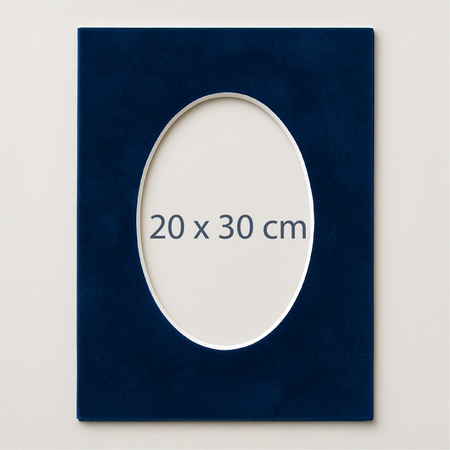 20x30cm Welurowe Passe-partout 3/6/9/12 szt. biały przekrój