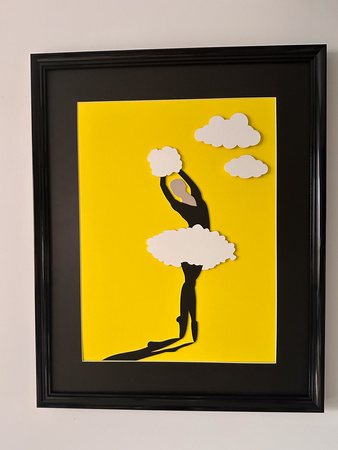 Obraz warstwowy "Baletnica"